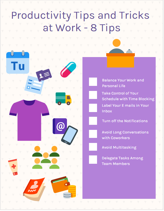 Productivity Tips and Tricks at Work 8 Tips