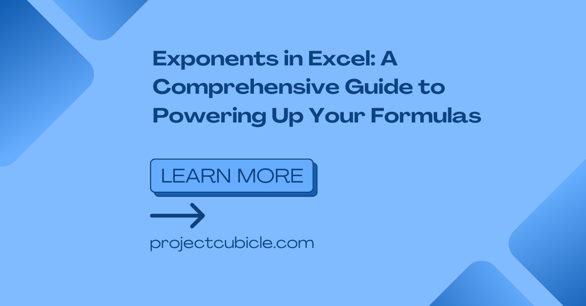 Exponents in Excel Powering Up Your Formulas
