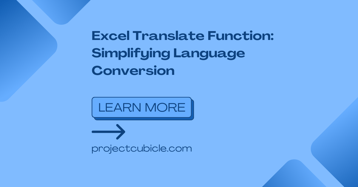 Excel Translate Function Simplifying Language Conversion