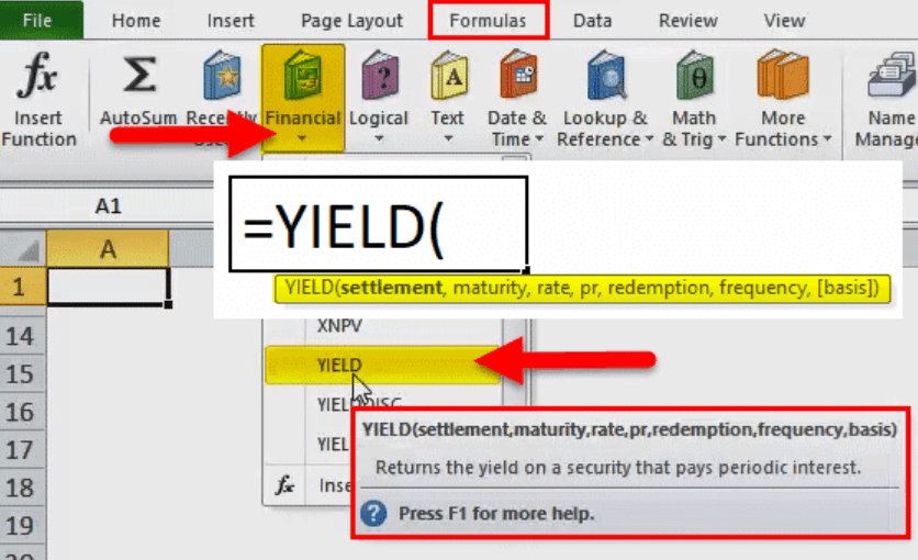 Excel Yield Function Maximizing Your Spreadsheet Efficiency