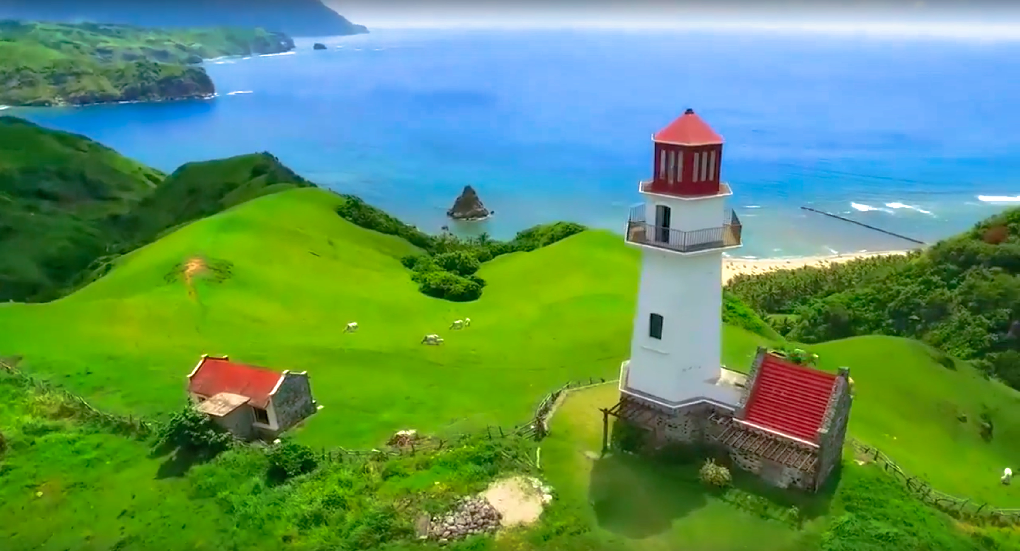 VIDEO Stunning Beauty of Batanes Island from Above