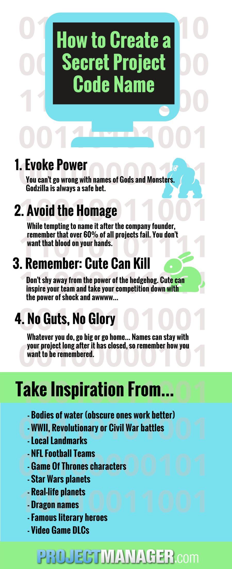 Top 10 Best Project Code Names of All Time LaptrinhX