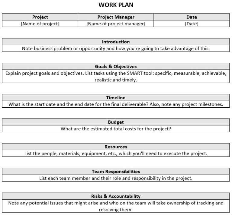 What Is a Work Plan? How to Make a Work Plan In 7 Steps ProjectManager