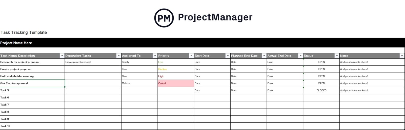 Travel Schedule Template Excel