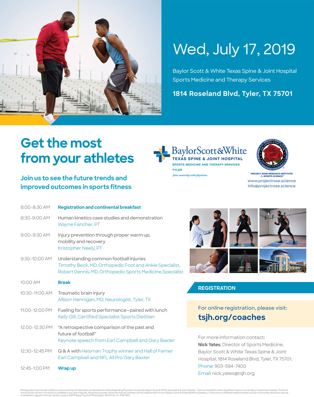 Project Rose Sports Medicine Program® Project Rose Research Institute