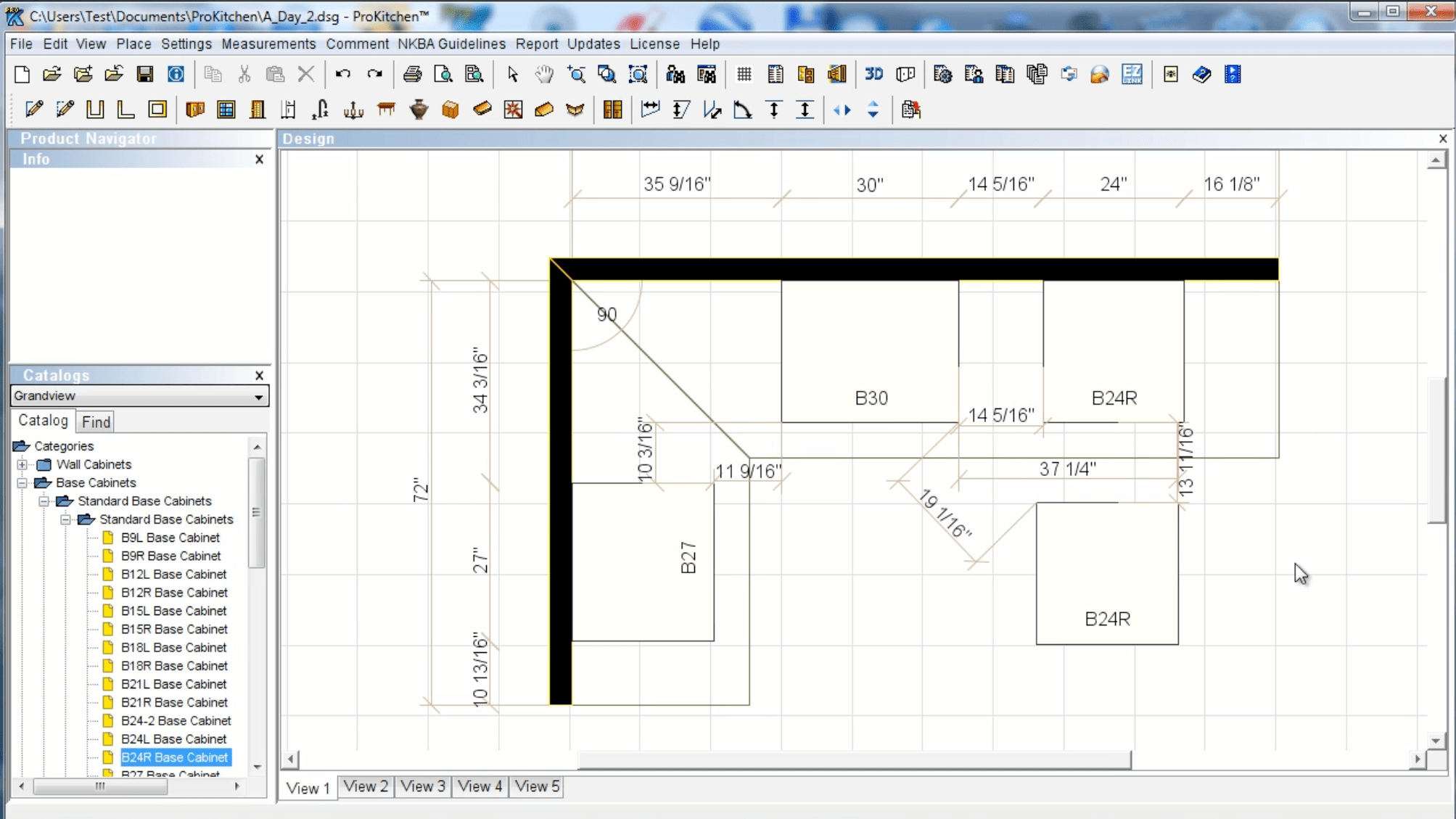 Using the Dimensions Feature ProKitchen Software
