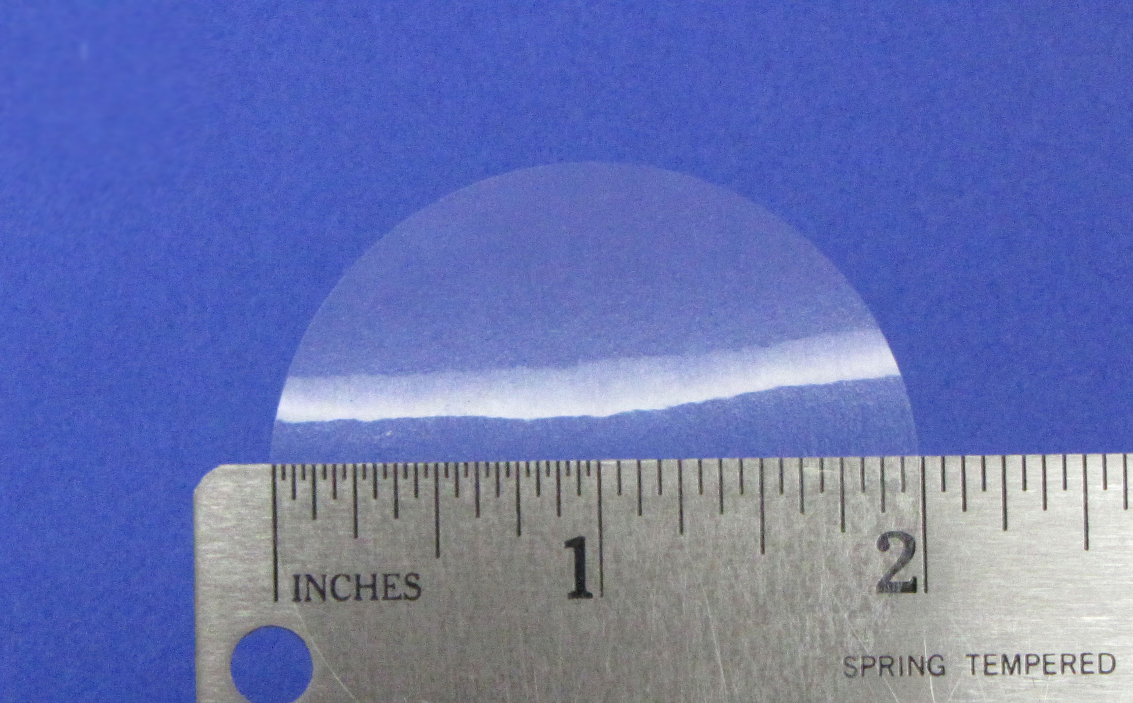 Two inch 2" Round Clear Circle Tab Seal Label Sticker 500 2CIR