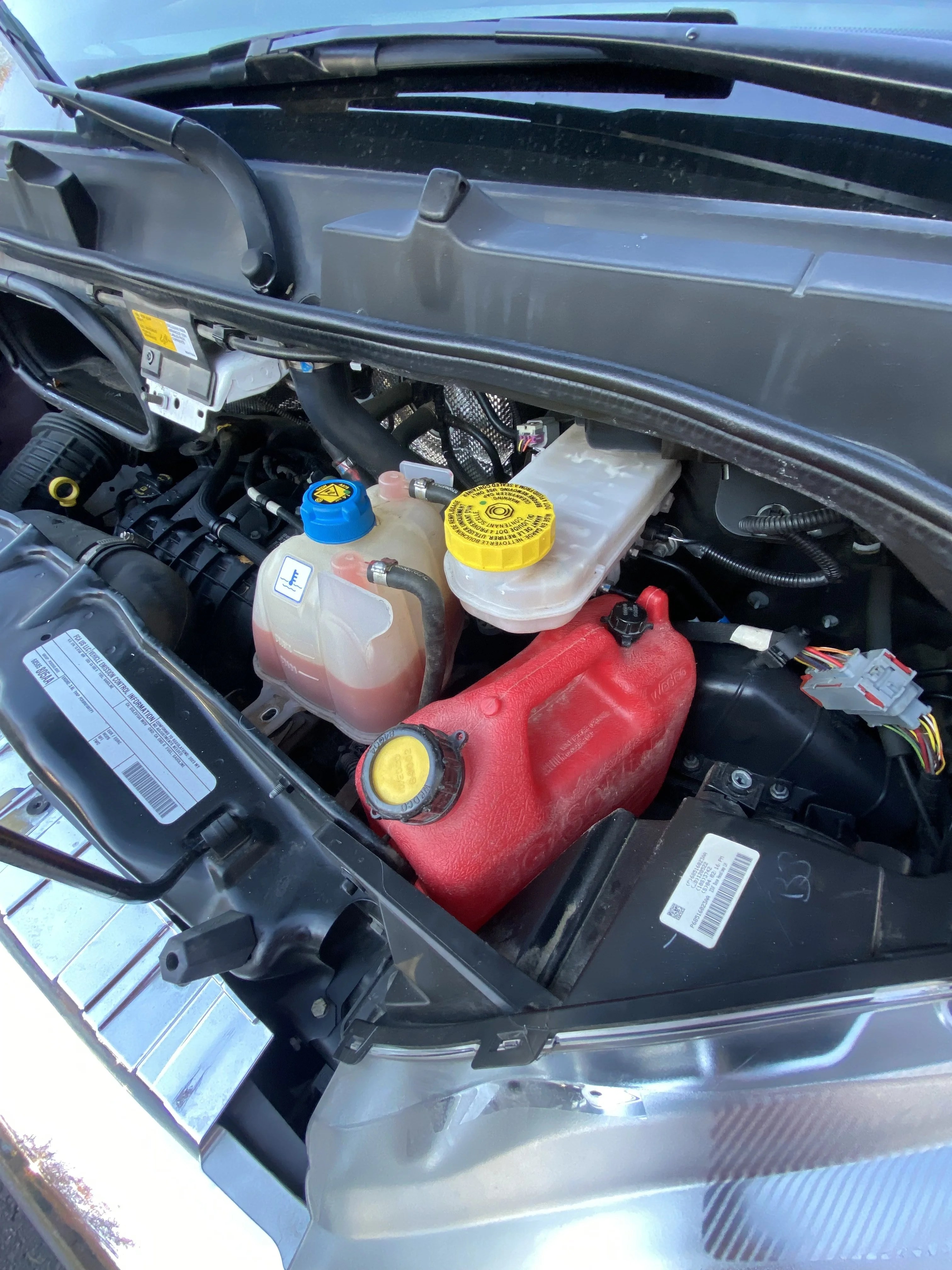 Diesel Heater - Fuel Tank in Engine Bay Promaster 2022+ | Ram Promaster