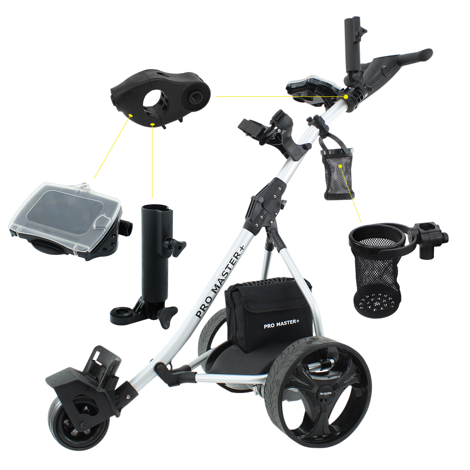 Electric Golf Trolley by Promaster Plus Free UK Delivery Golf Trolley