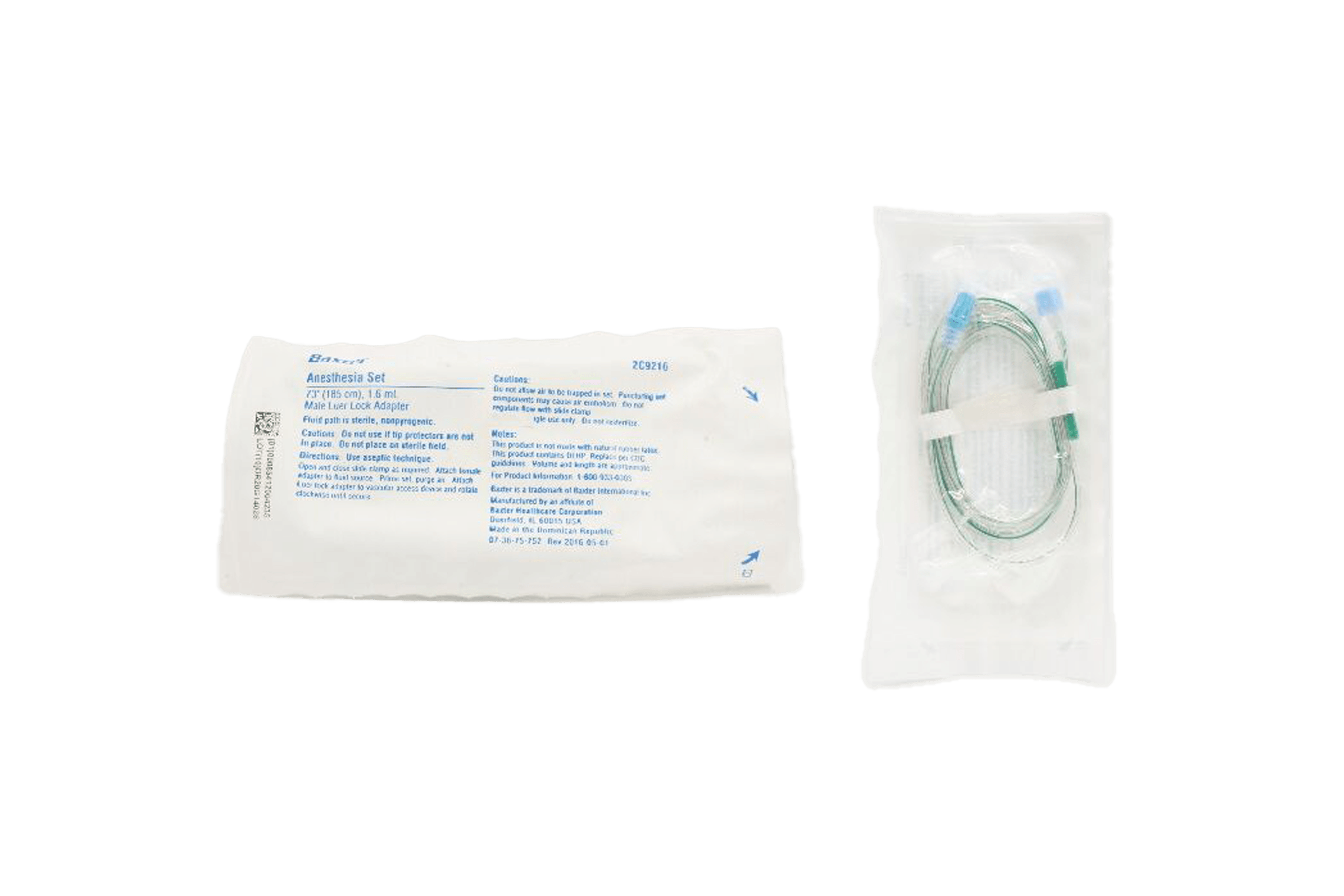 Anesthesia set IV Administration Set Baxter™ 73 Inch Tubing Without