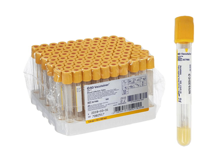 BD Vacutainer® Plus Venous Blood Collection Tube Serum Tube Clot