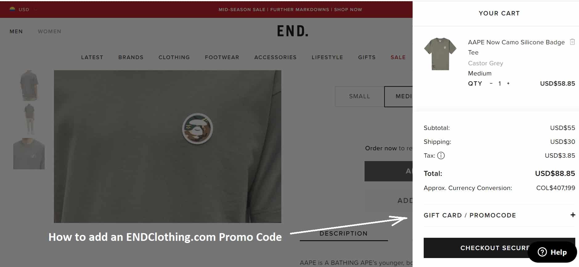ENDCLOTHING 프로모션 코드 ⇒ 20년 2024월 XNUMX 할인