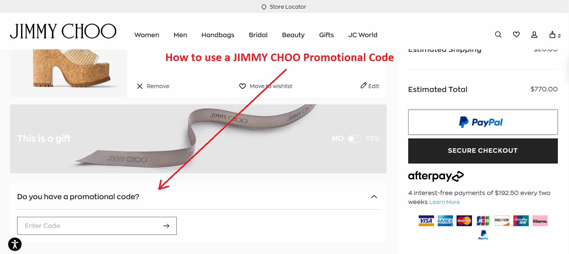 JIMMY CHOO Promotional Code ⇒ 20 Discount in June 2024