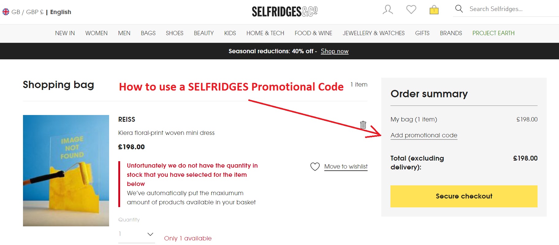 SELFRIDGES Promo Code ⇒ 15 Discount in September 2024