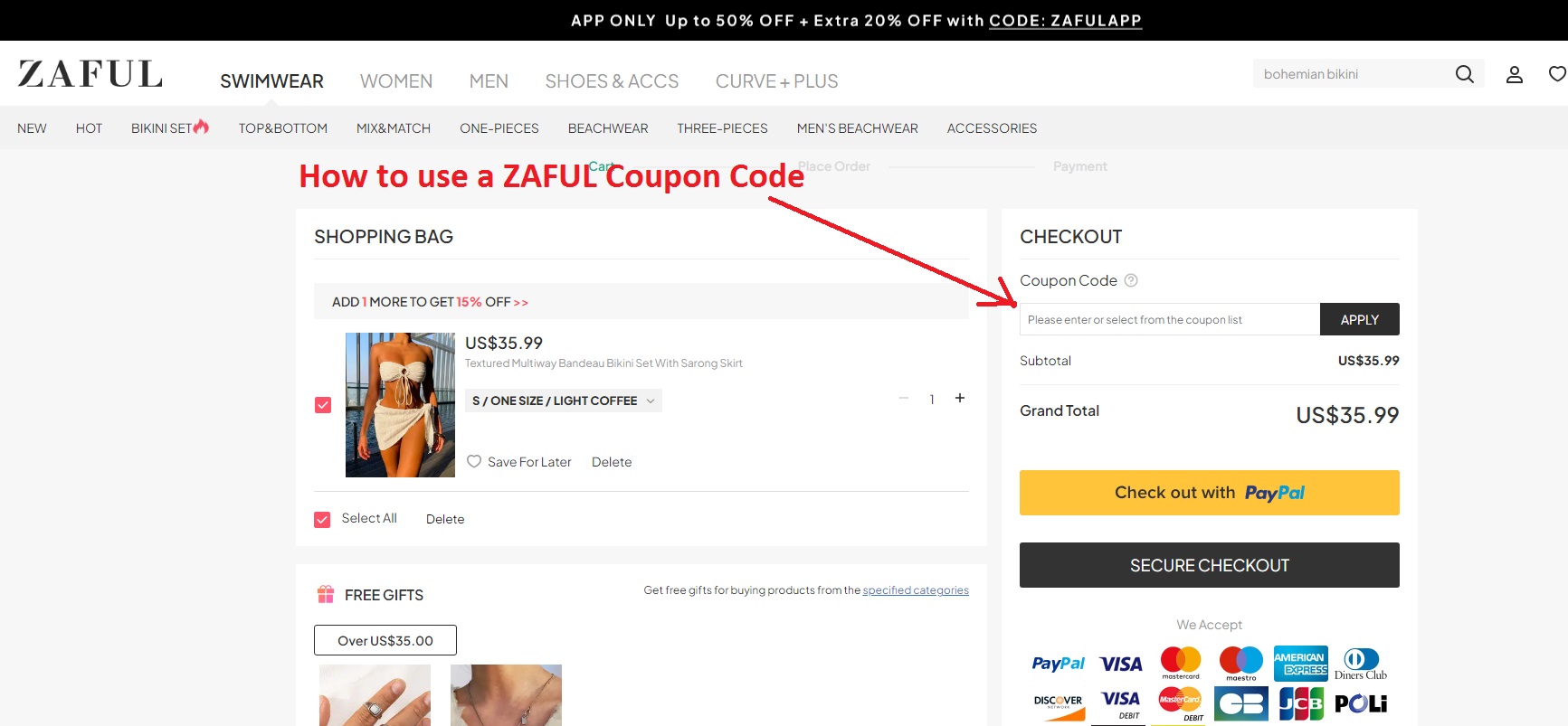ZAFUL Coupon Code ⇒ 40 Discount in September 2024