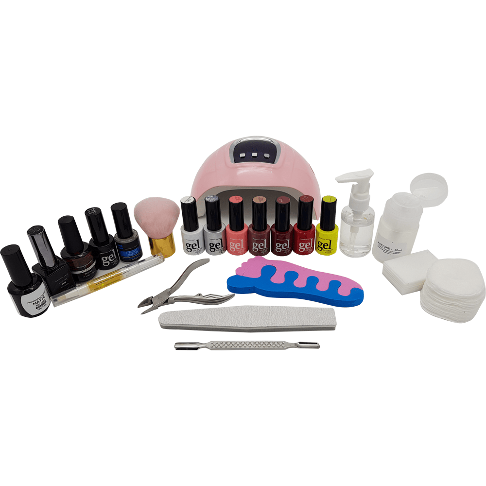 Nails Ultimate Gel Nail Polish Starter Kit and Professional 54W LED