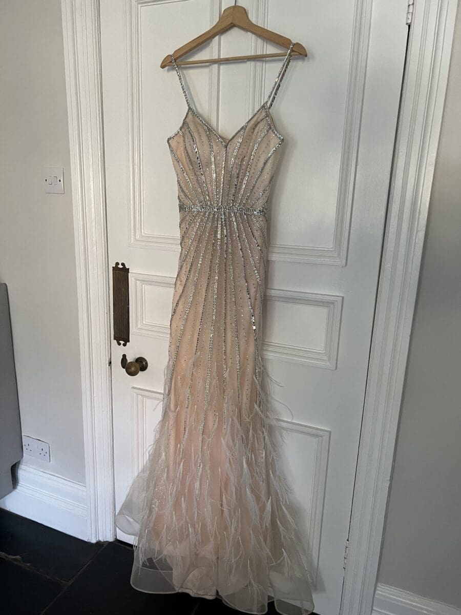 Light blush pink Prom dress XS Prom UK Reloved