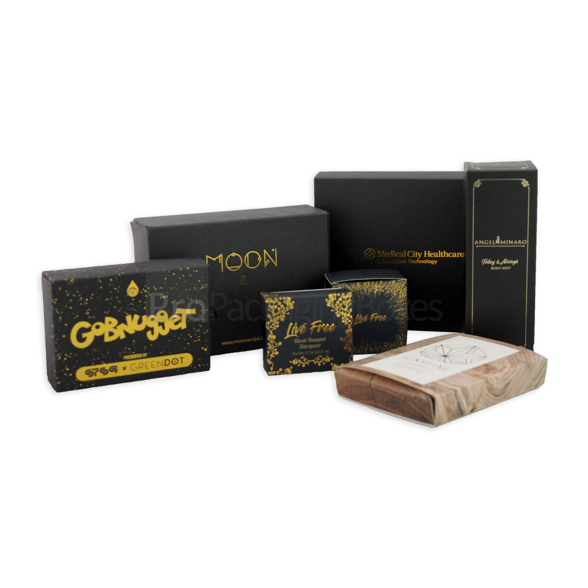 Gold Foil Boxes Pro Packaging Boxes