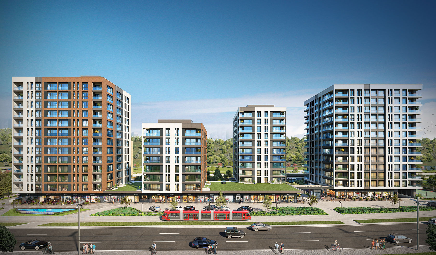 Investment apartments for sale in installments in Kagithane Istanbul