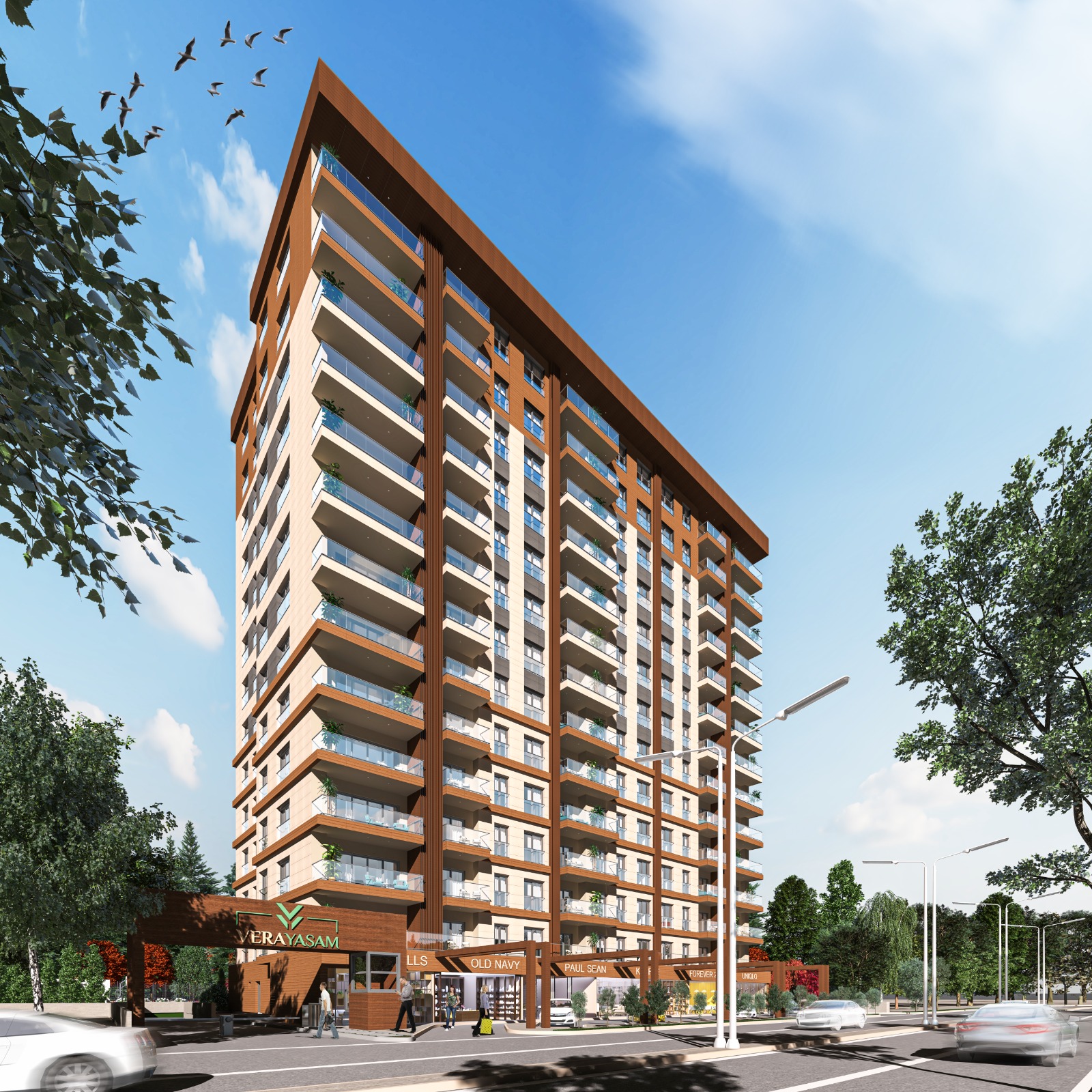 Apartments for sale near the tram station in Eyup Sultan Istanbul