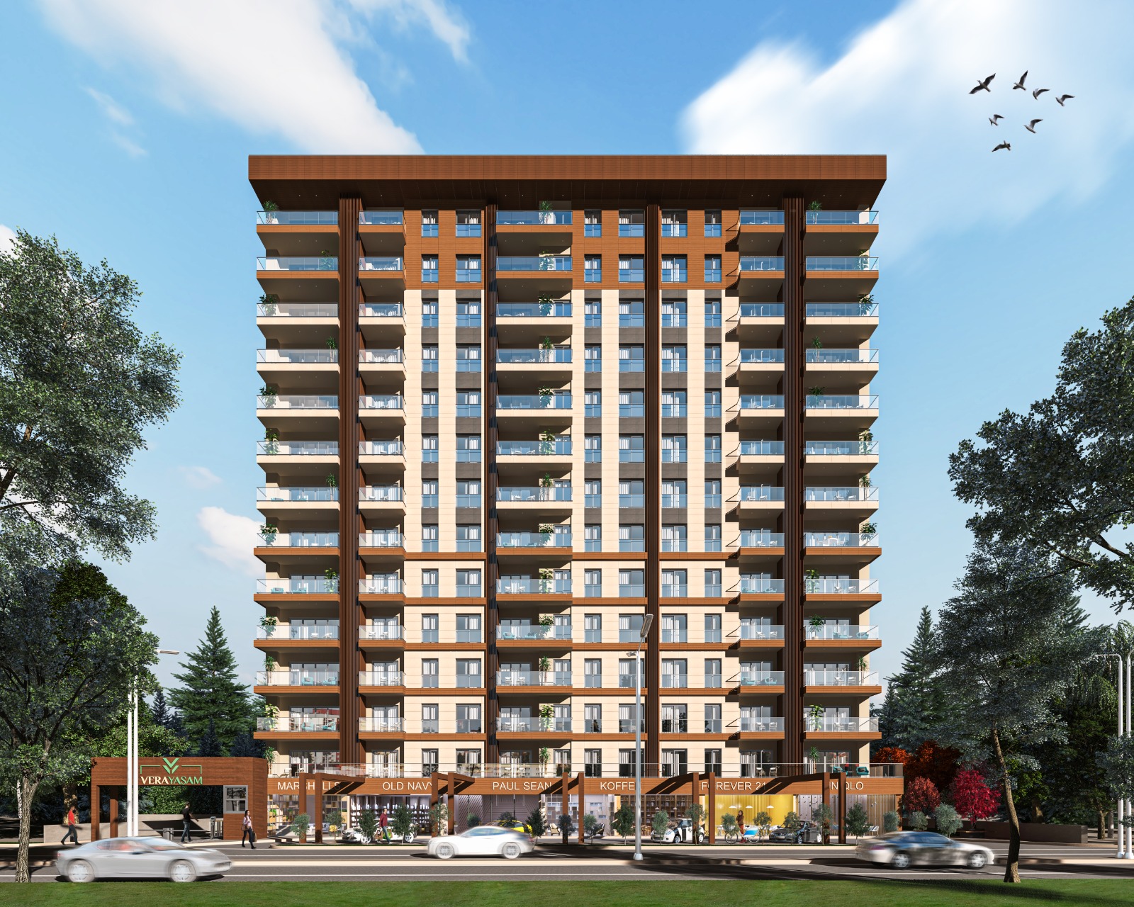 Apartments for sale near the tram station in Eyup Sultan Istanbul