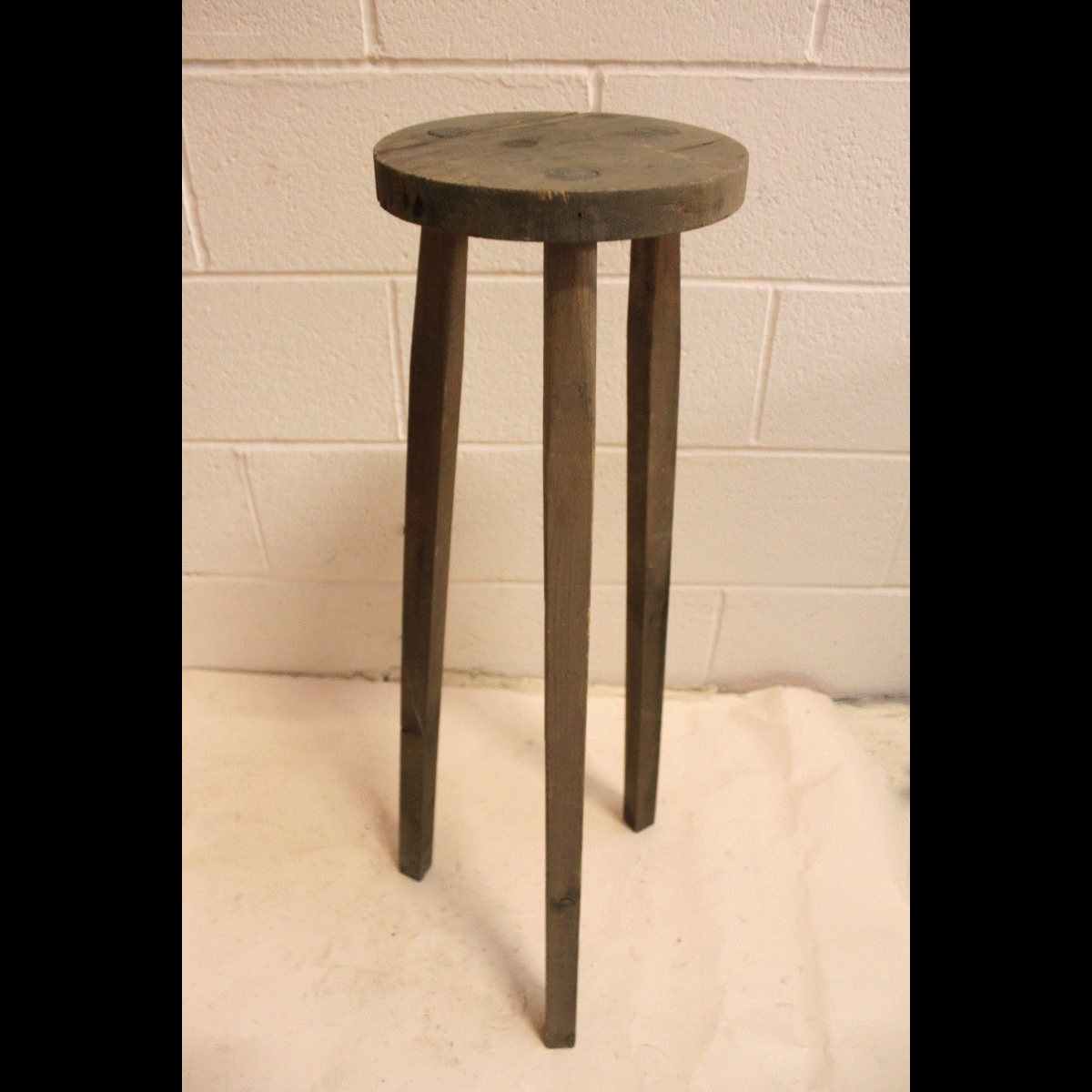 0078074 All Wood Tall Stool X1 (91cm long by 25 cm wide) Stockyard North