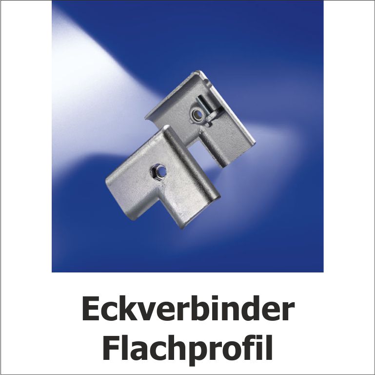 Eckverbinder flach 36.0444.30 Proplana