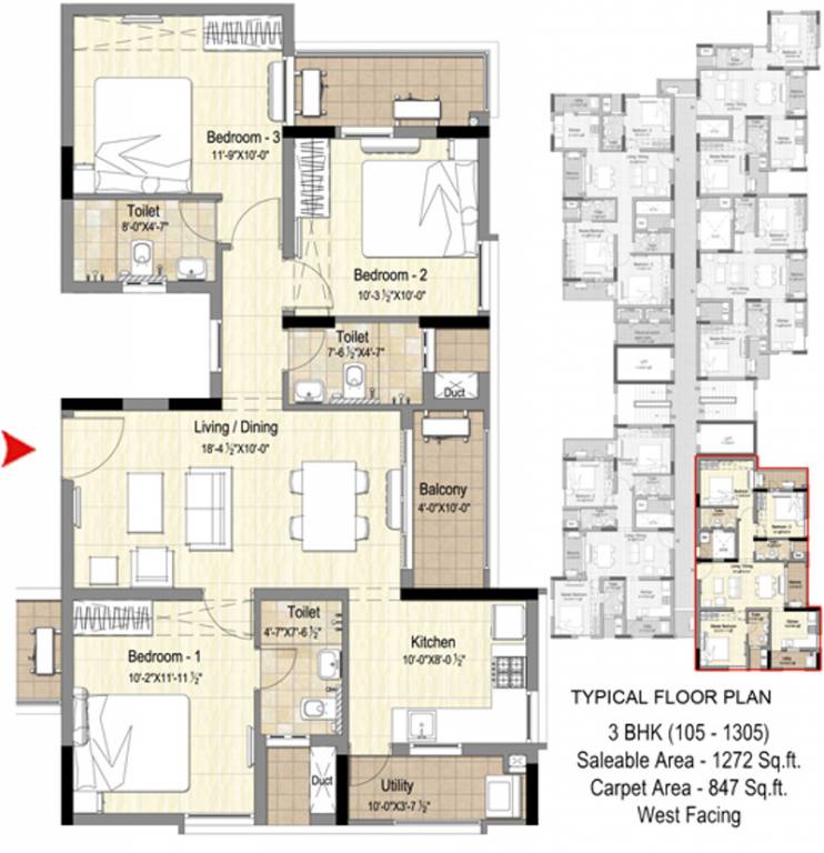 DRA Pristine Pavilion Mahindra World City, Chennai Price, Floor Plans