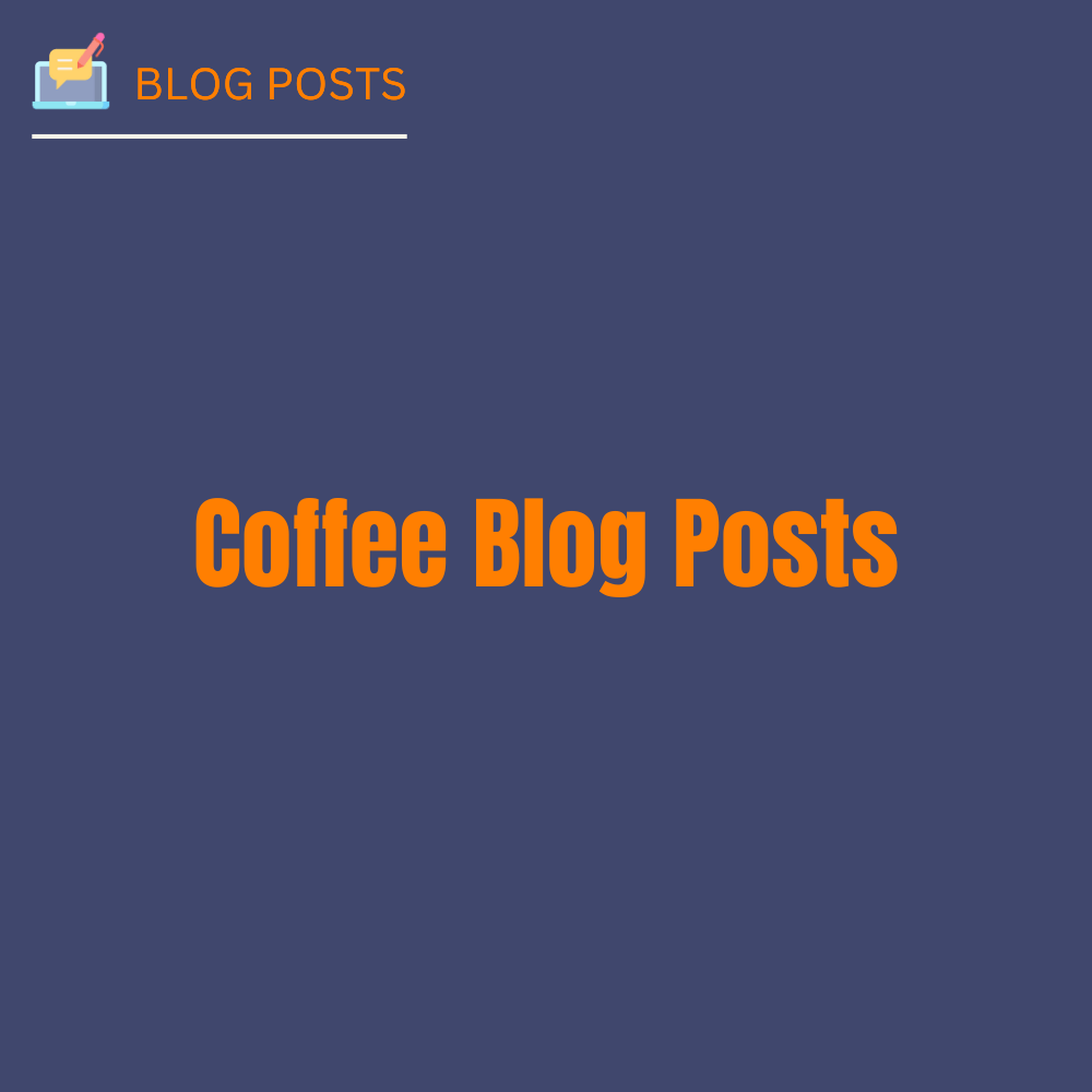 Coffee Blog Posts Pro PLR Packs