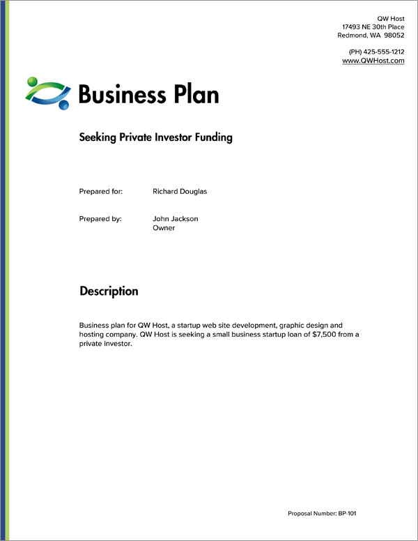 Web Hosting Business Plan Sample 5 Steps