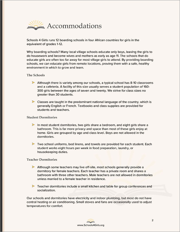 School Funding Request Sample Proposal Downloadable Template