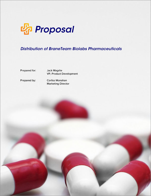 Pharmaceutical Product Sales Sample Proposal Downloadable Template