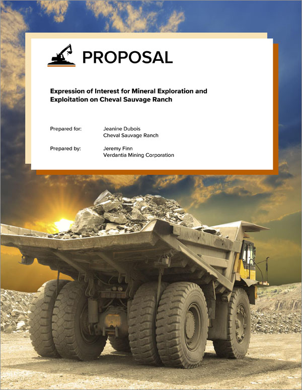 Expression of Interest for Mining Sample Proposal Downloadable Template