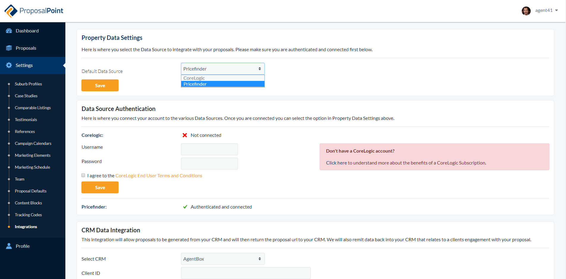 Proposal Point Digital Proposals Integrate your CoreLogic RP Data