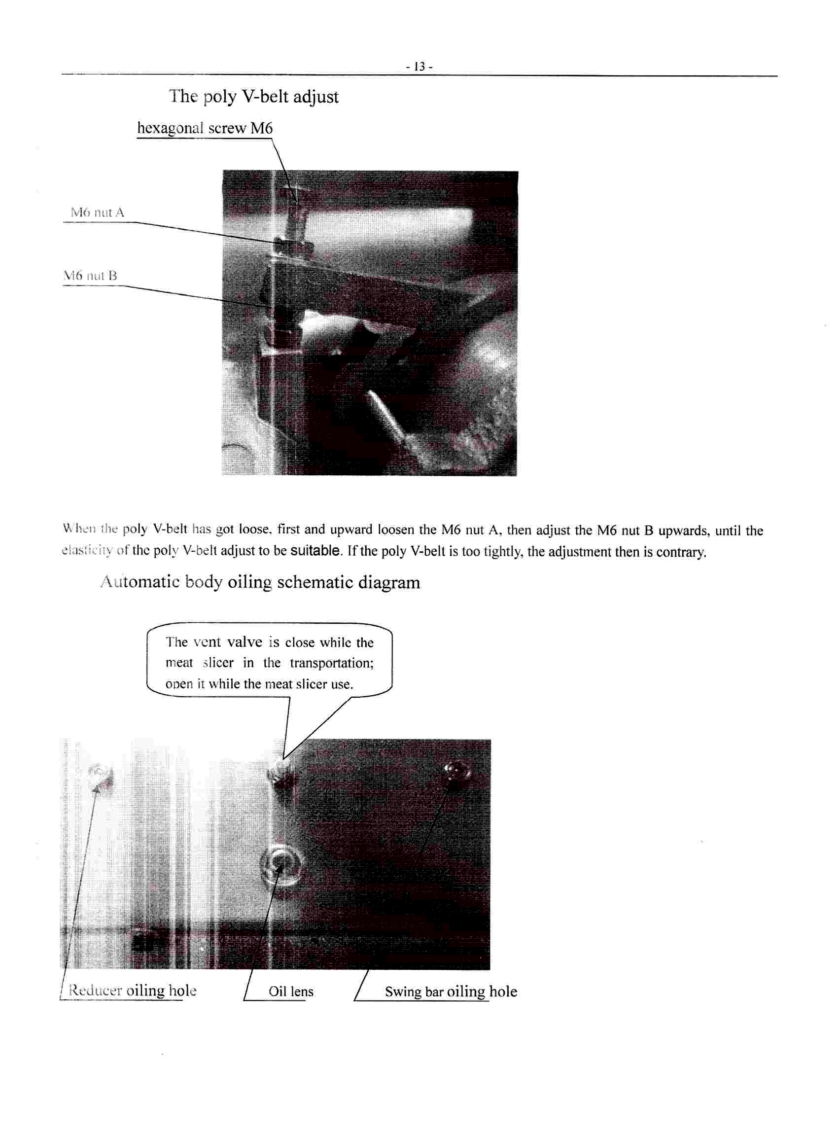 Manual for Automatic Meat Slicer