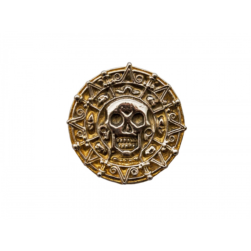 Cursed Aztec Gold Coin Pirates of the Caribbean Curse