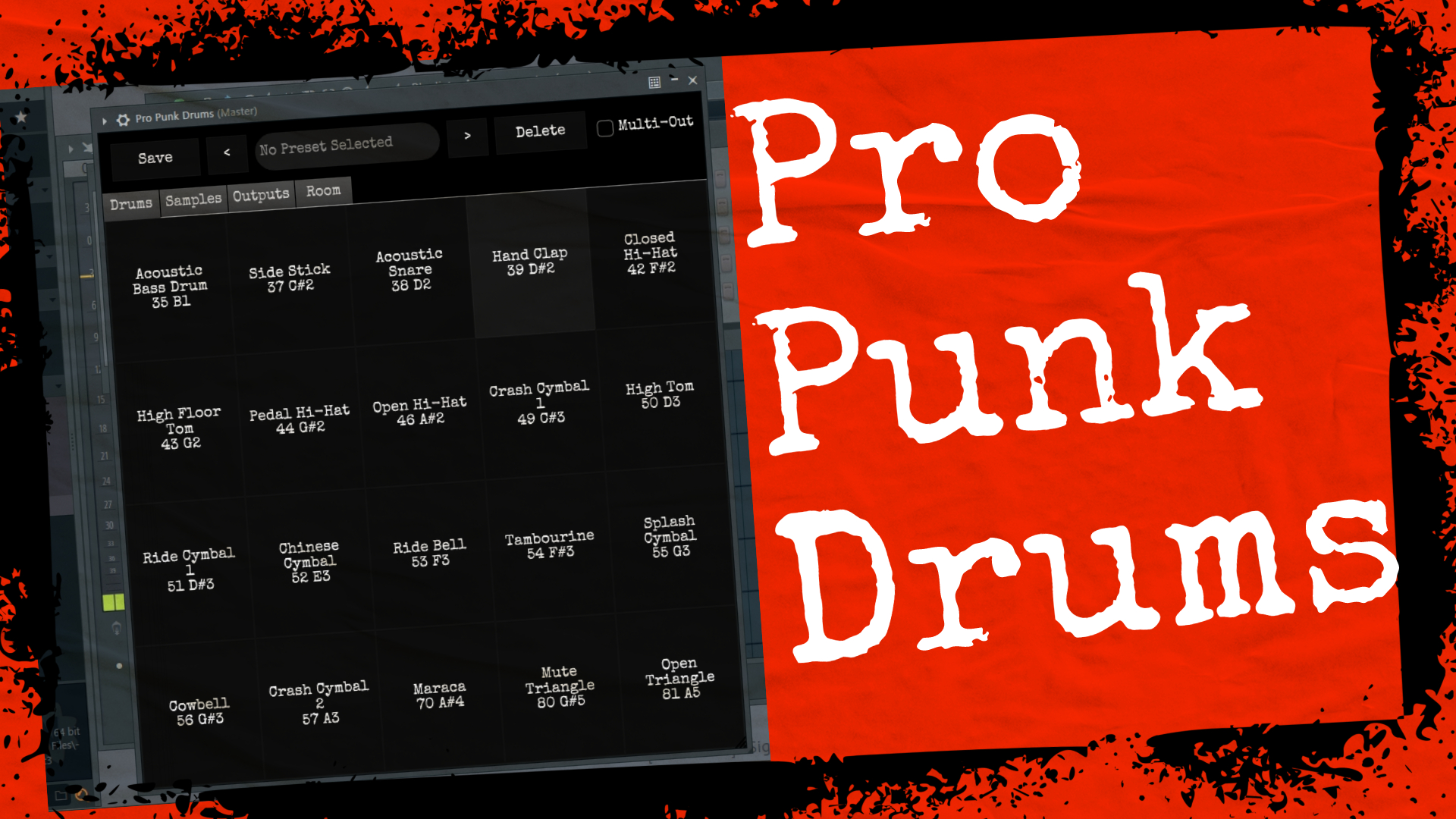 Pro Punk Drums The studio's first audio plugin Pro Punk Studio