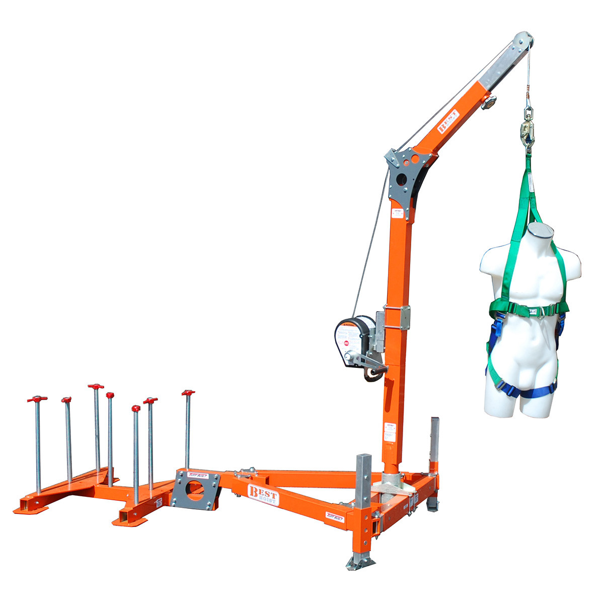 BEST HOIST Tuff Built Counterweight Davit System Professional Safety