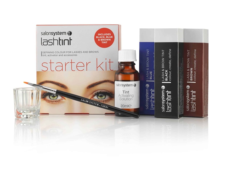 Salon Systems Eyelash and Eyebrow Tinting Kit Pro Salon Products