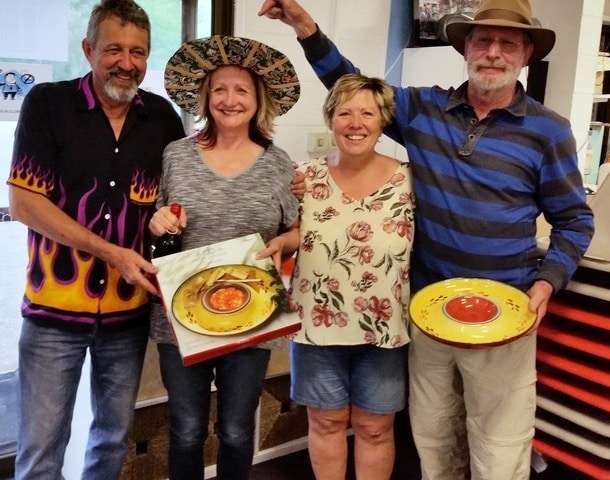 Alan Matthews and Wendy Dewis, runners-up for the Pierre Cup