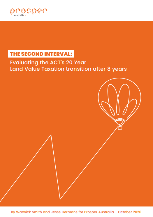 ACT land tax transition Prosper Australia