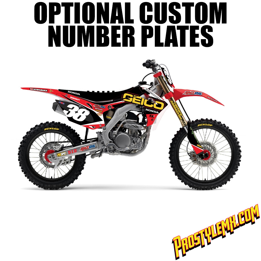 Geico Honda Graphic Kit Pro Style MX