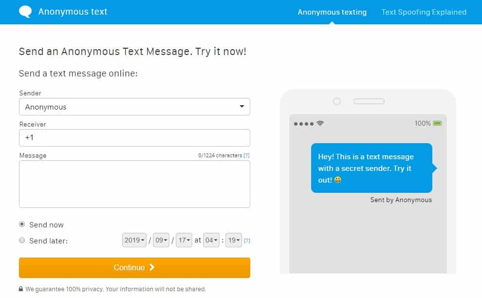 How To Send Anonymous SMS To Any Number in 2020(06)