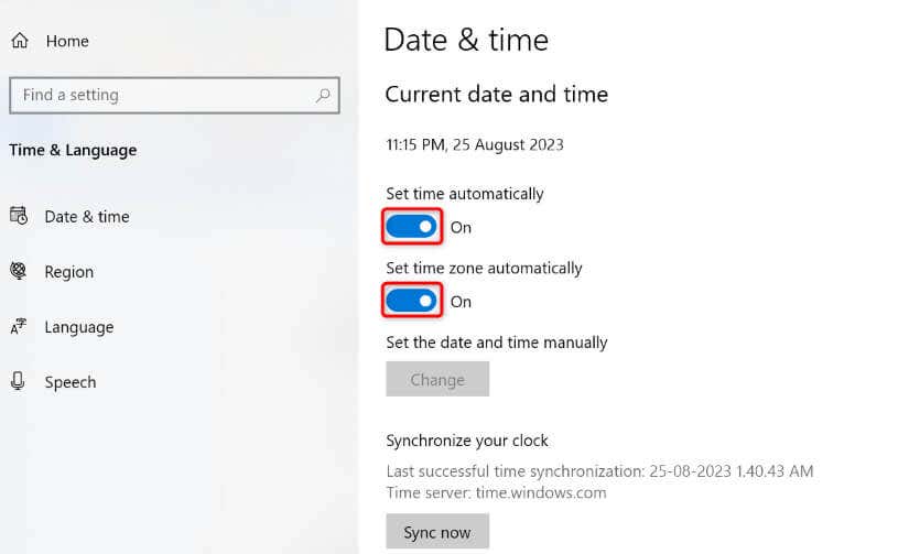 How to Fix a “Your clock is ahead” Error in Google Chrome