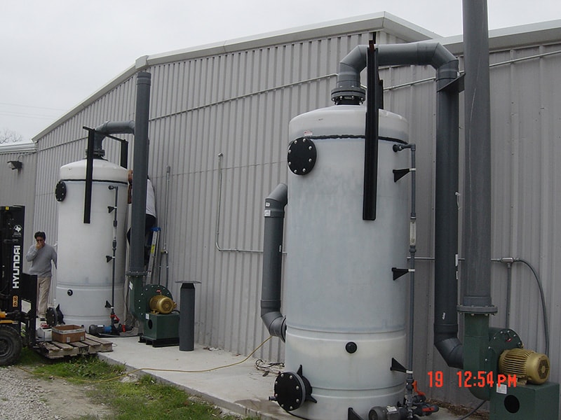 Chemical Fume Scrubbers (Wet & Dry) For Toxic Gas Exhaust