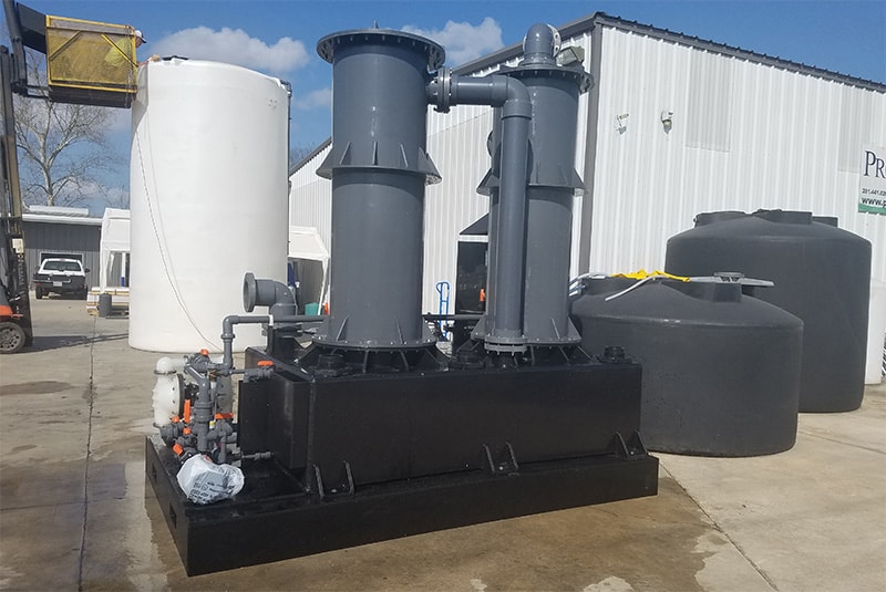 Chemical Fume Scrubbers (Wet & Dry) For Toxic Gas Exhaust