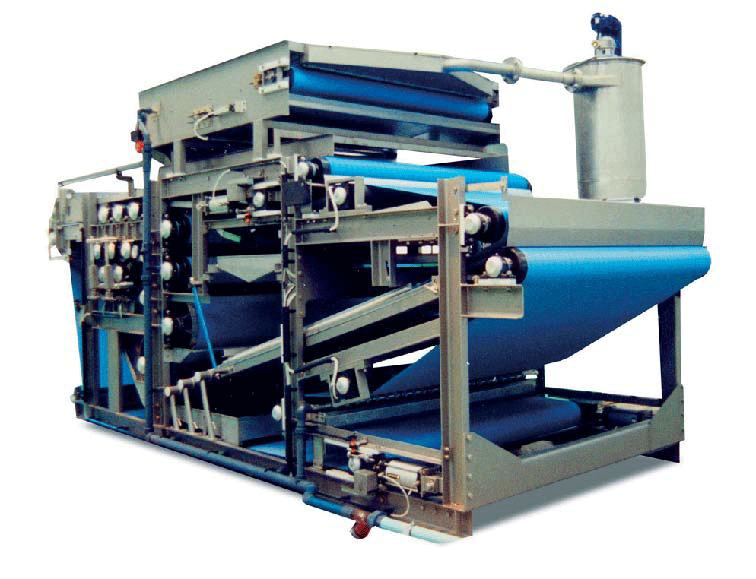 Belt Presses for continuous sludge dewatering. The Belt Press is a