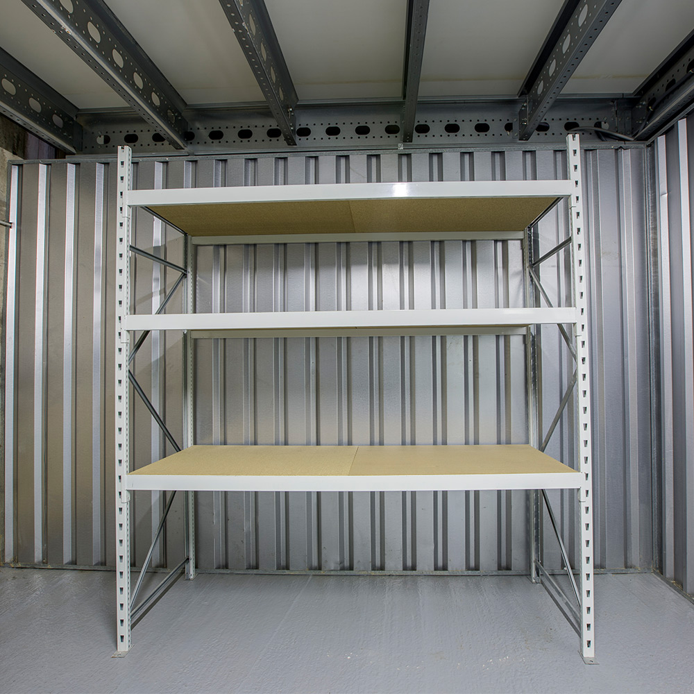 Double Shelving Unit 240cm x 410cm x 80cm Protect and Pack