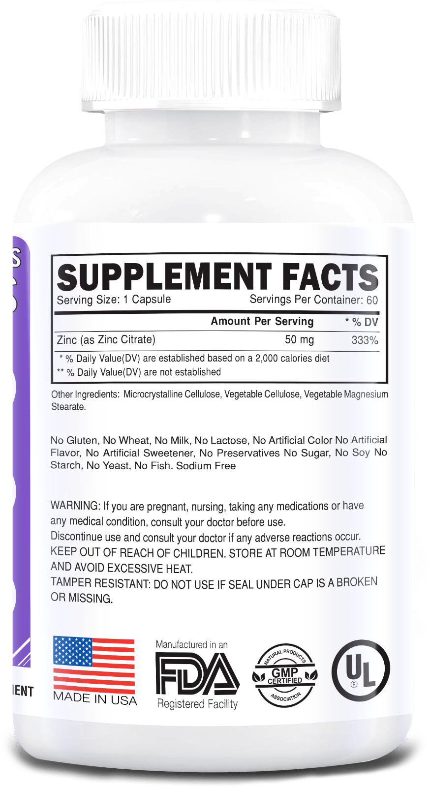 LIV Zinc Supplement to Boost Immunity Immune Defense Supports a