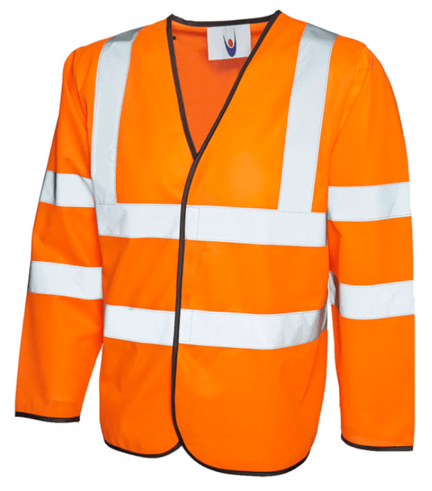 Hi Vis Long Sleeve Vest Protexmart